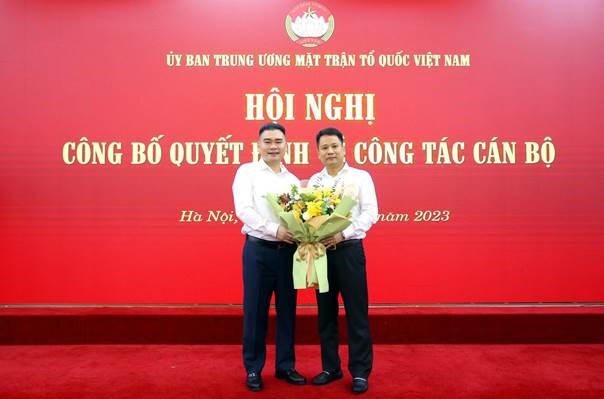 Nhà báo Trần Bảo Trung được điều động, bổ nhiệm làm Phó Tổng Biên tập Tạp chí Mặt trận