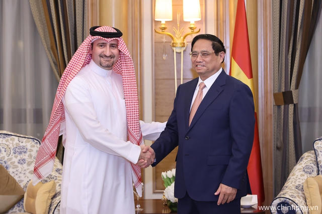 Thủ tướng tiếp lãnh đạo 3 tập đoàn hàng đầu của Saudi Arabia và Vùng Vịnh