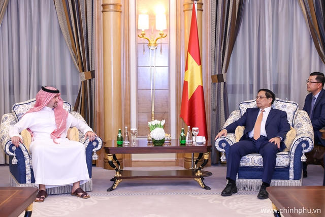 Thủ tướng tiếp lãnh đạo 3 tập đoàn hàng đầu của Saudi Arabia và Vùng Vịnh