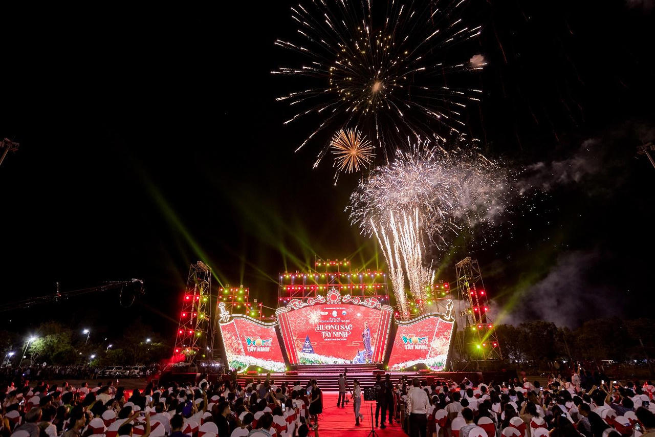 Tây Ninh sẽ bắn pháo hoa mừng Hội xuân núi Bà năm Giáp Thìn vào Mùng 4 Tết