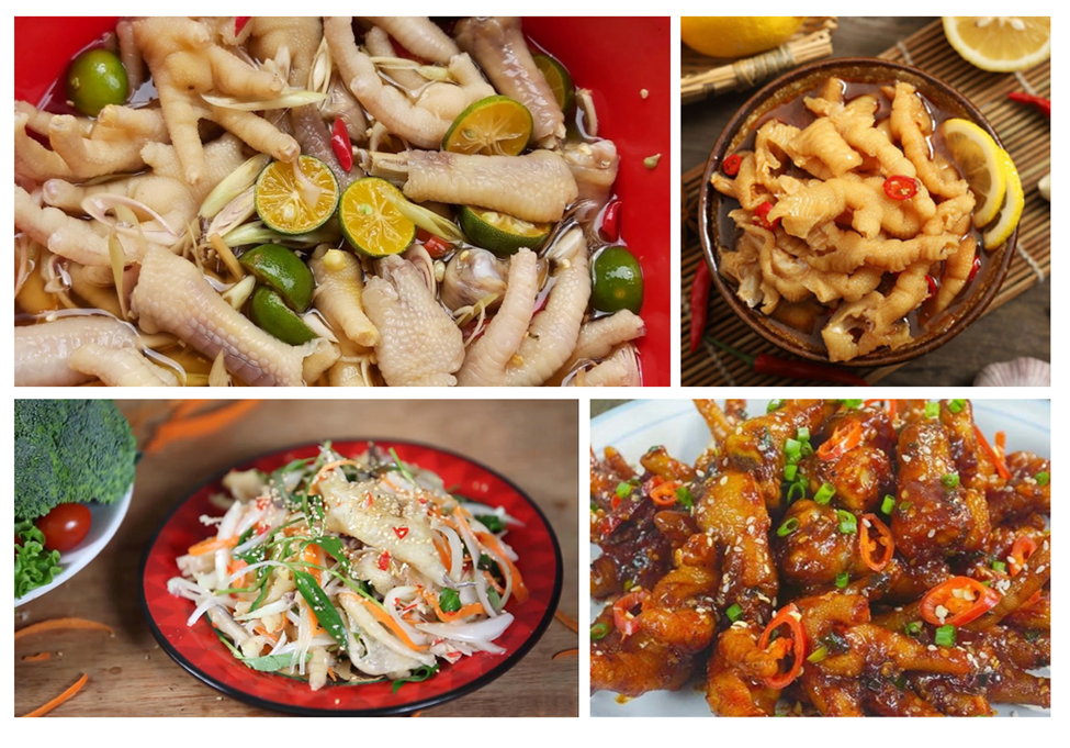 Bỏ túi ngay 4 món ngon đặc sắc từ chân gà này để có thể thay vị món ăn truyền thống