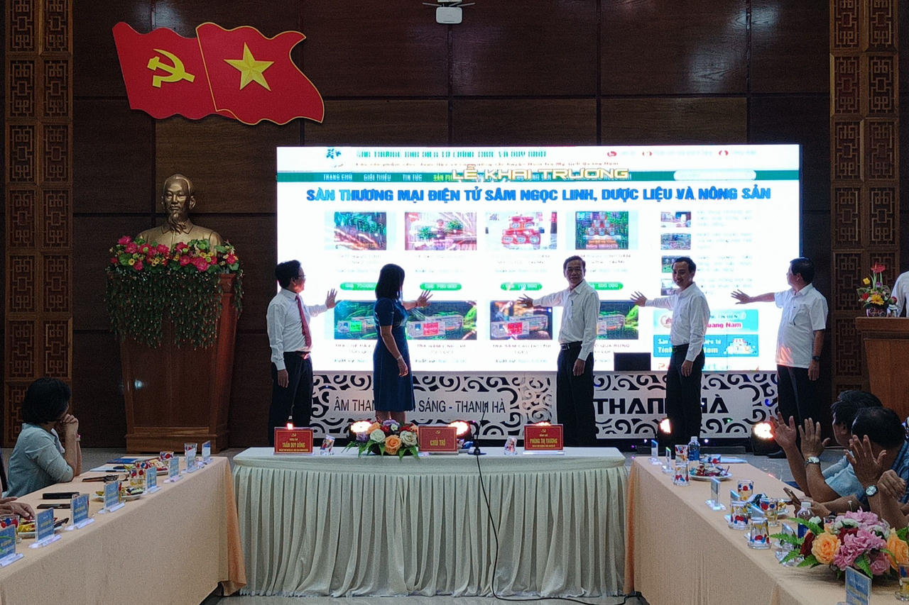 Quảng Nam ra mắt sàn thương mại điện tử riêng về sâm Ngọc Linh