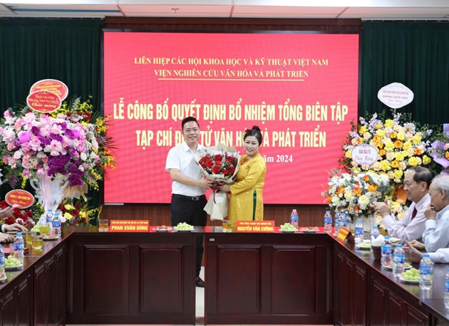 Bà Nguyễn Thị Hoa được bổ nhiệm làm Tổng Biên tập Tạp chí Văn hóa và Phát triển