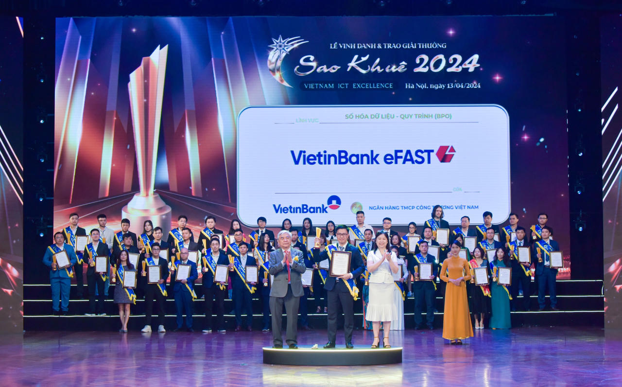 VietinBank đạt 2 Giải thưởng Sao Khuê năm 2024