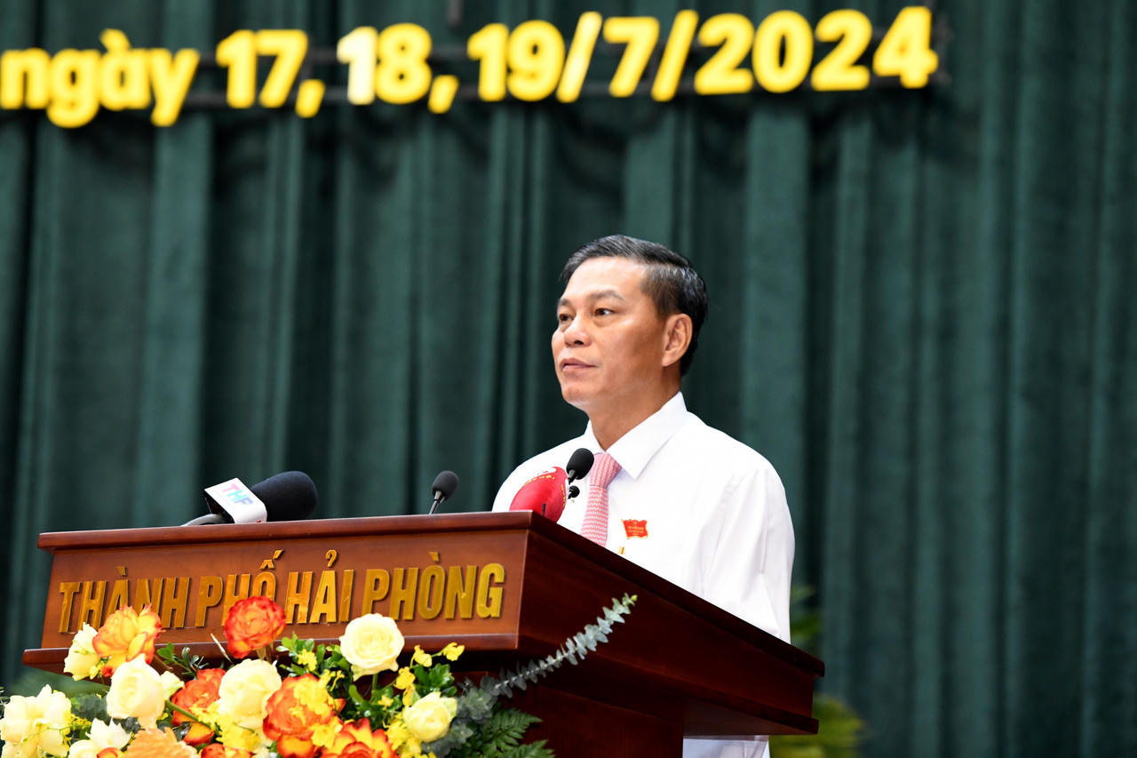 Chủ tịch Quốc hội dự khai mạc kỳ họp thứ 18 HĐND TP Hải Phòng