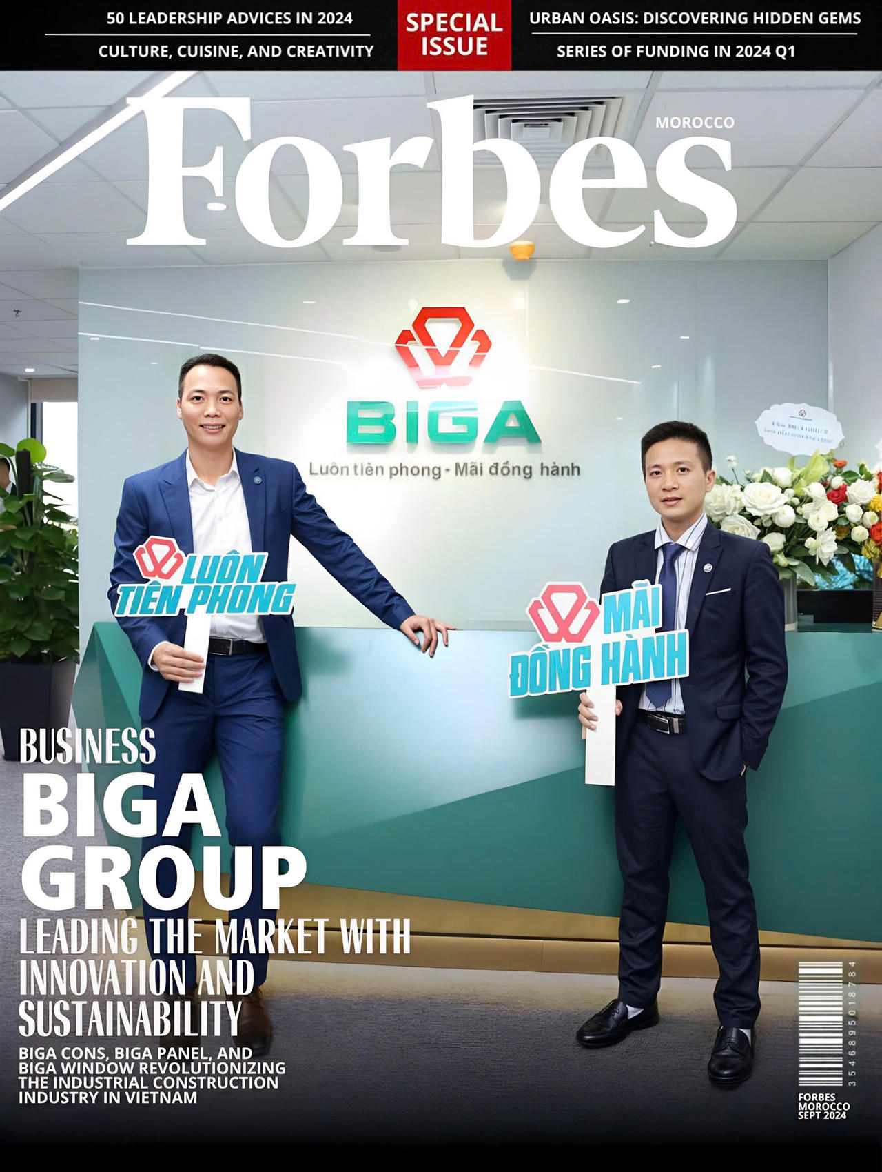 BIGA Group được Forbes đưa tin trong việc dẫn đầu thị trường bằng sự đổi mới và bền vững