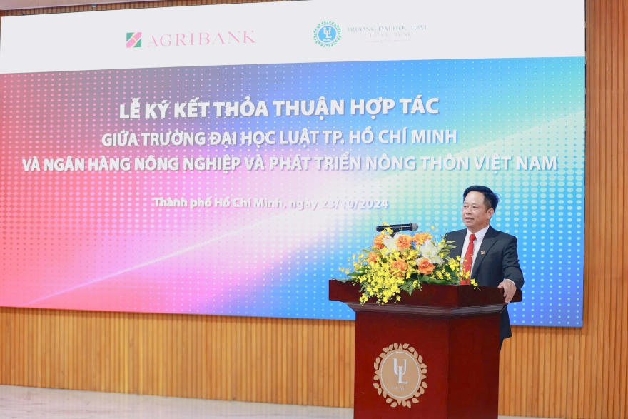 Agribank và Trường Đại học Luật TP Hồ Chí Minh ký kết thỏa thuận hợp tác