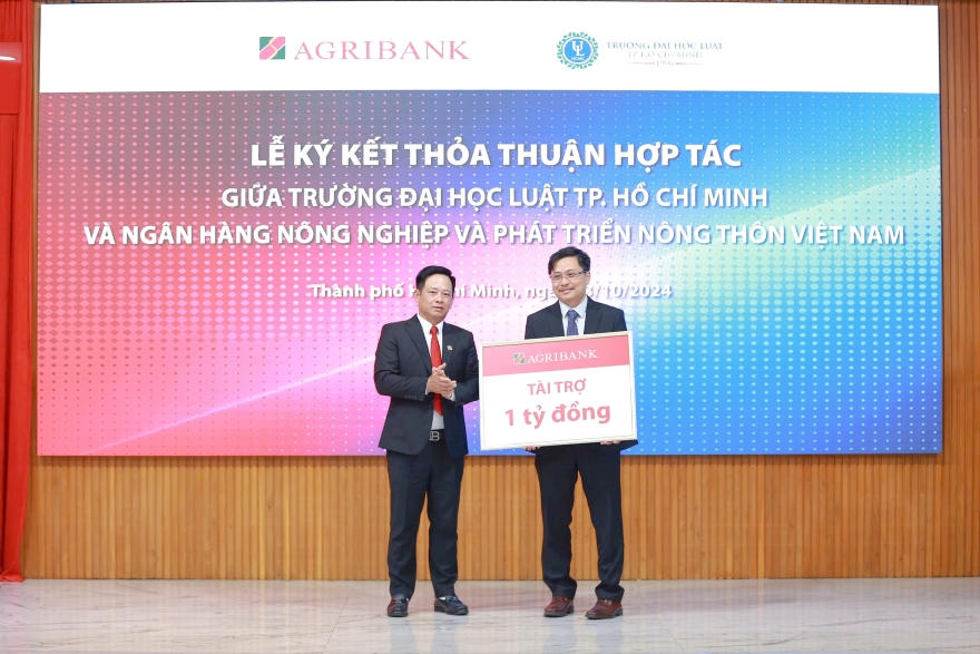 Agribank và Trường Đại học Luật TP Hồ Chí Minh ký kết thỏa thuận hợp tác