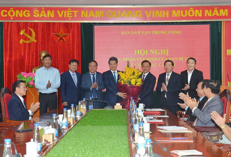 Đồng chí Nguyễn Quang Đức giữ chức Phó Trưởng Ban Dân vận Trung ương