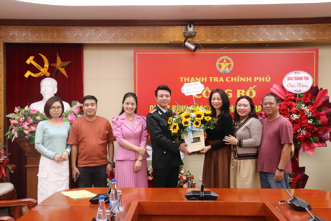 Ông Chu Văn Thủy được bổ nhiệm làm Phó Tổng Biên tập Báo Thanh tra