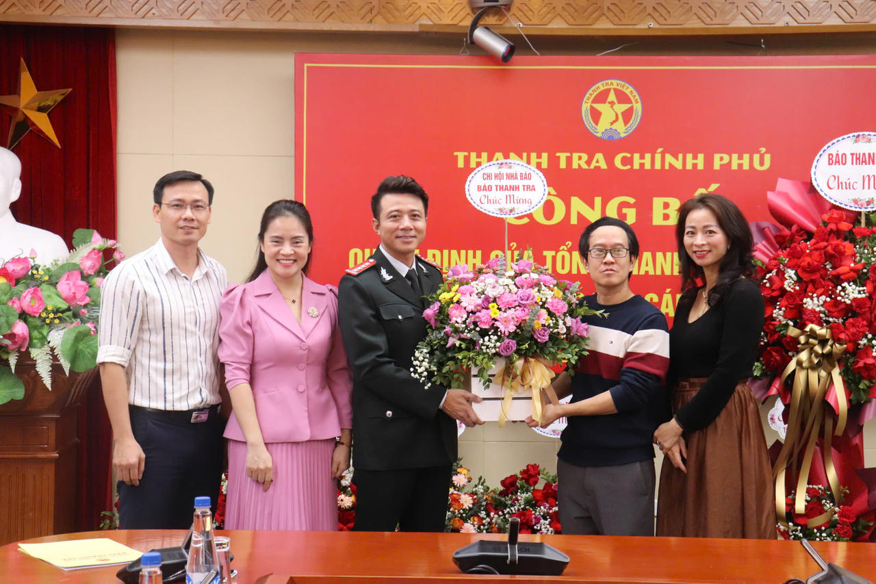 Ông Chu Văn Thủy được bổ nhiệm làm Phó Tổng Biên tập Báo Thanh tra