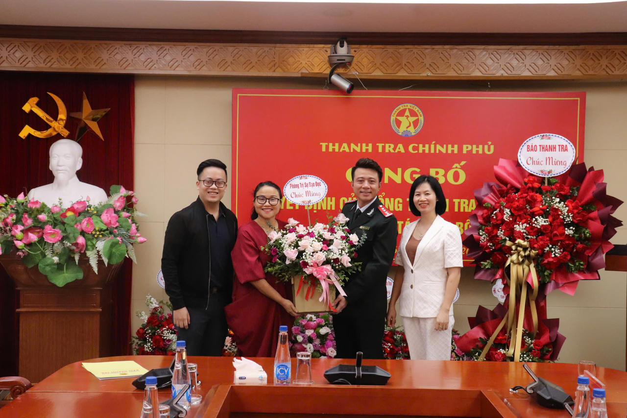 Ông Chu Văn Thủy được bổ nhiệm làm Phó Tổng Biên tập Báo Thanh tra