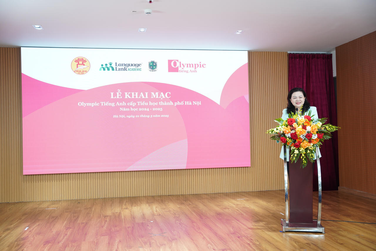 Hơn 1.300 học sinh tranh tài trong kỳ thi Olympic Tiếng Anh Tiểu học Hà Nội