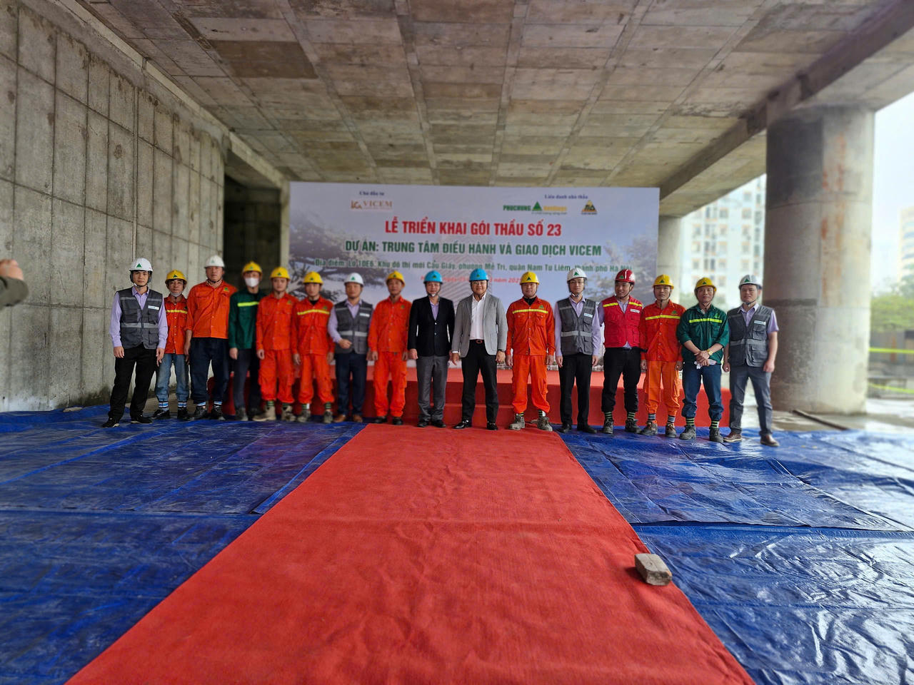 VICEM tích cực triển khai hoàn thiện Dự án Trung tâm Điều hành và Giao dịch