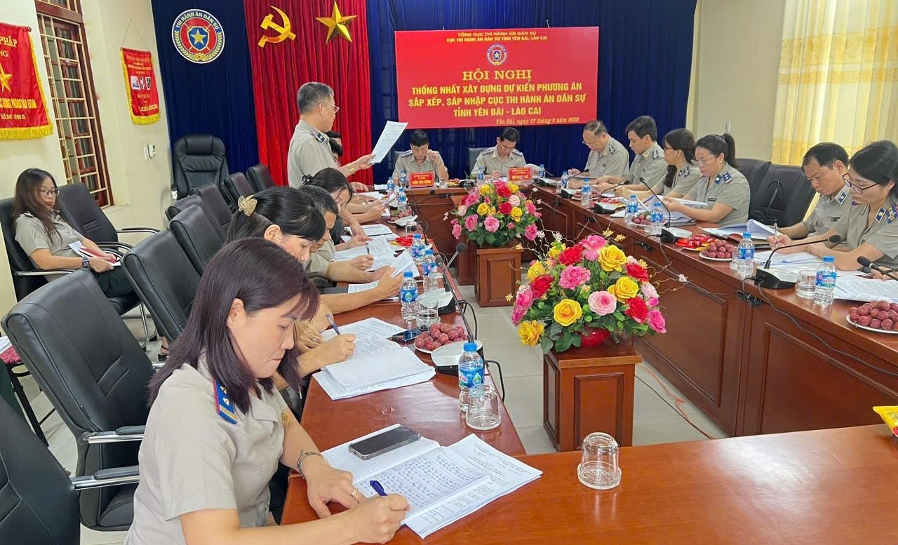 Cục THADS Yên Bái và Lào Cai họp bàn về phương án sắp xếp