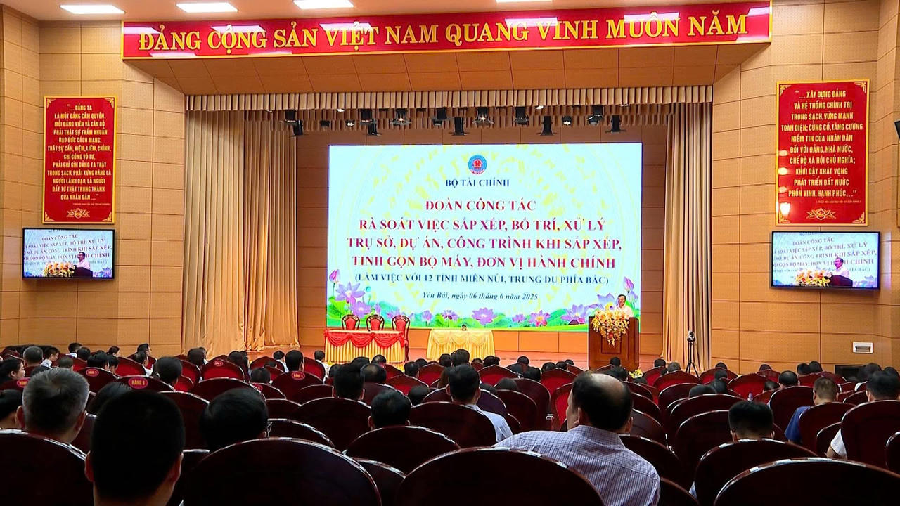 Rà soát việc bố trí trụ sở, công trình sau sắp xếp đơn vị hành chính 12 tỉnh trung du, miền núi