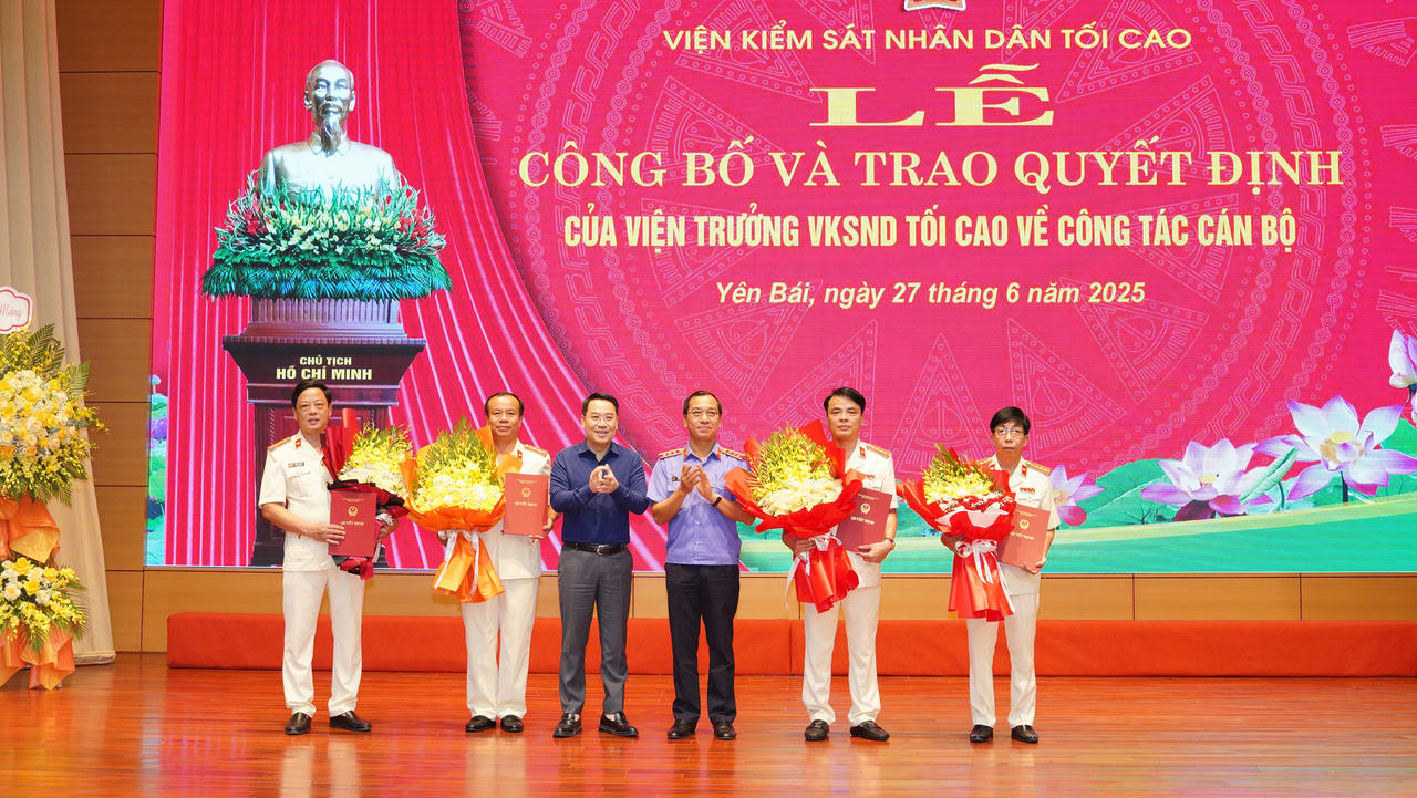 Bổ nhiệm lãnh đạo Viện KSND tỉnh Lào Cai mới