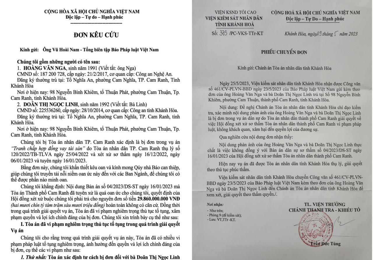 Vụ kiện đòi nợ gần 30 tỷ đồng tại Khánh Hoà: Vì sao cả 2 bị đơn đều kêu oan?