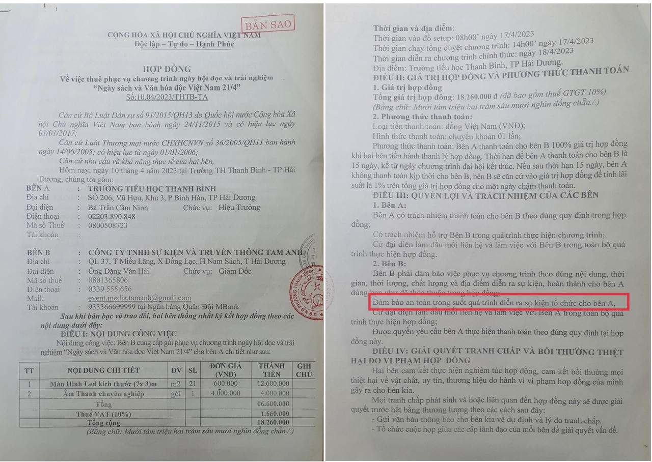 Vụ học sinh bị tử vong sau khi Nhà trường tổ chức sự kiện ở Hải Dương: Trách nhiệm thuộc về ai?