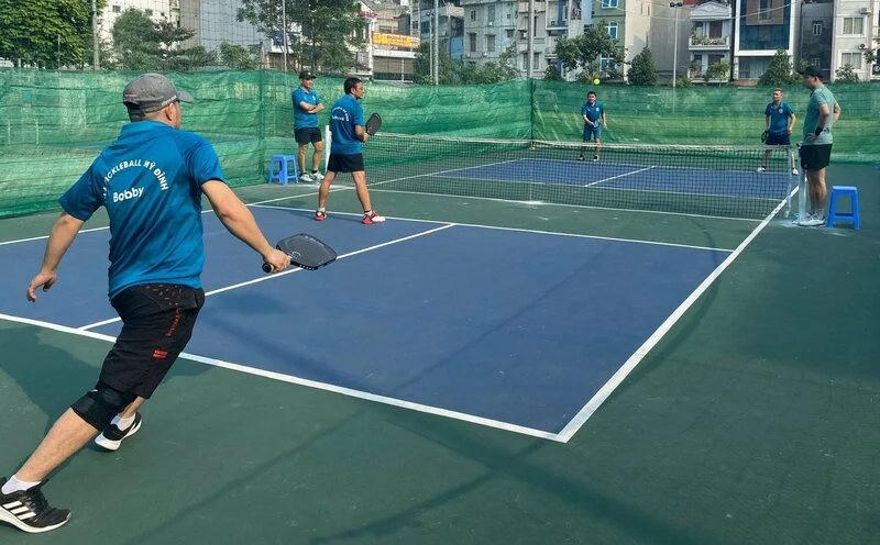 Hà Nội: Sôi nổi Giải giao hữu Pickleball Mỹ Đình
