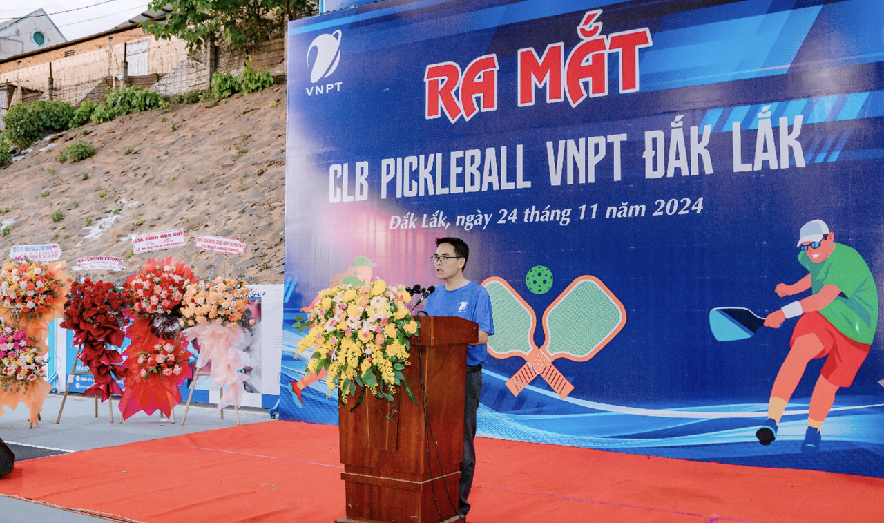 Ra mắt Câu lạc bộ Pickleball VNPT Đắk Lắk