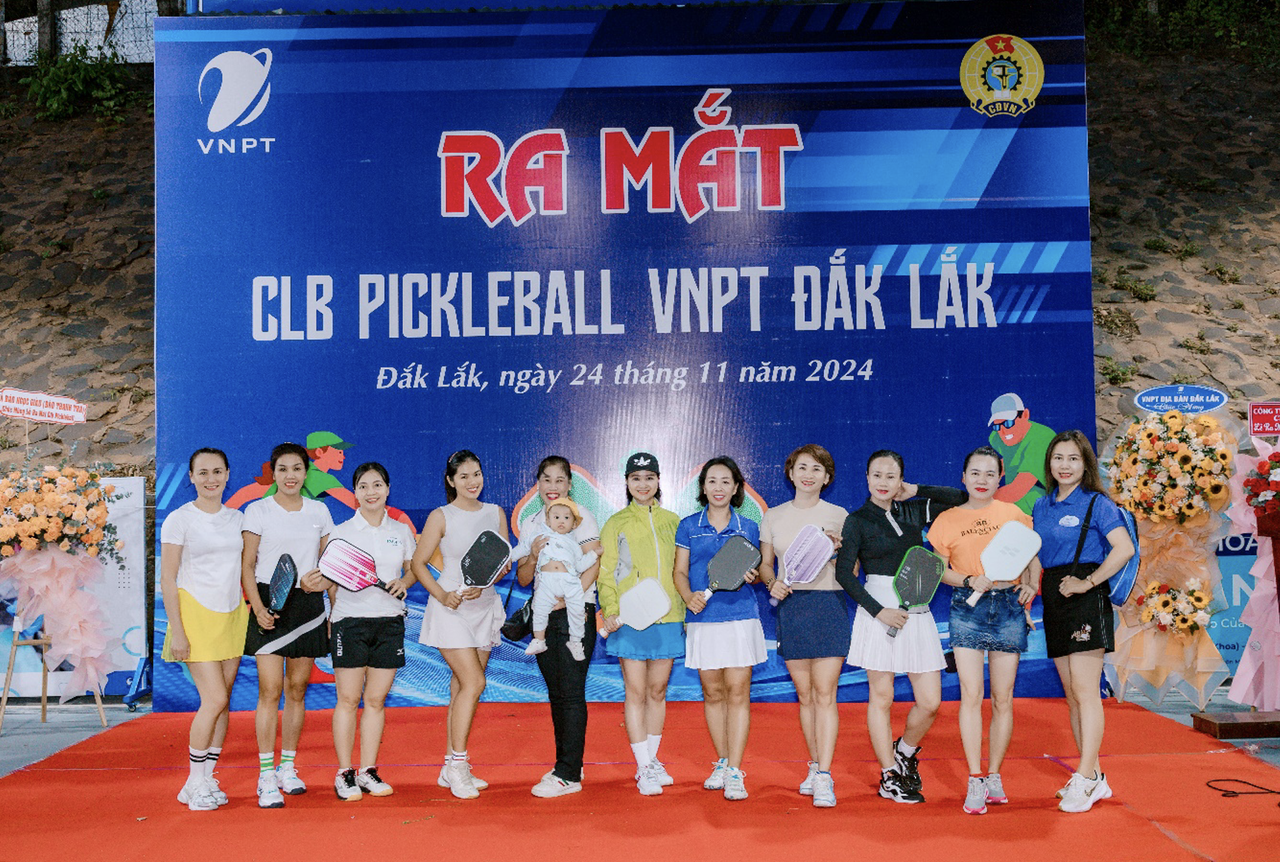 Ra mắt Câu lạc bộ Pickleball VNPT Đắk Lắk
