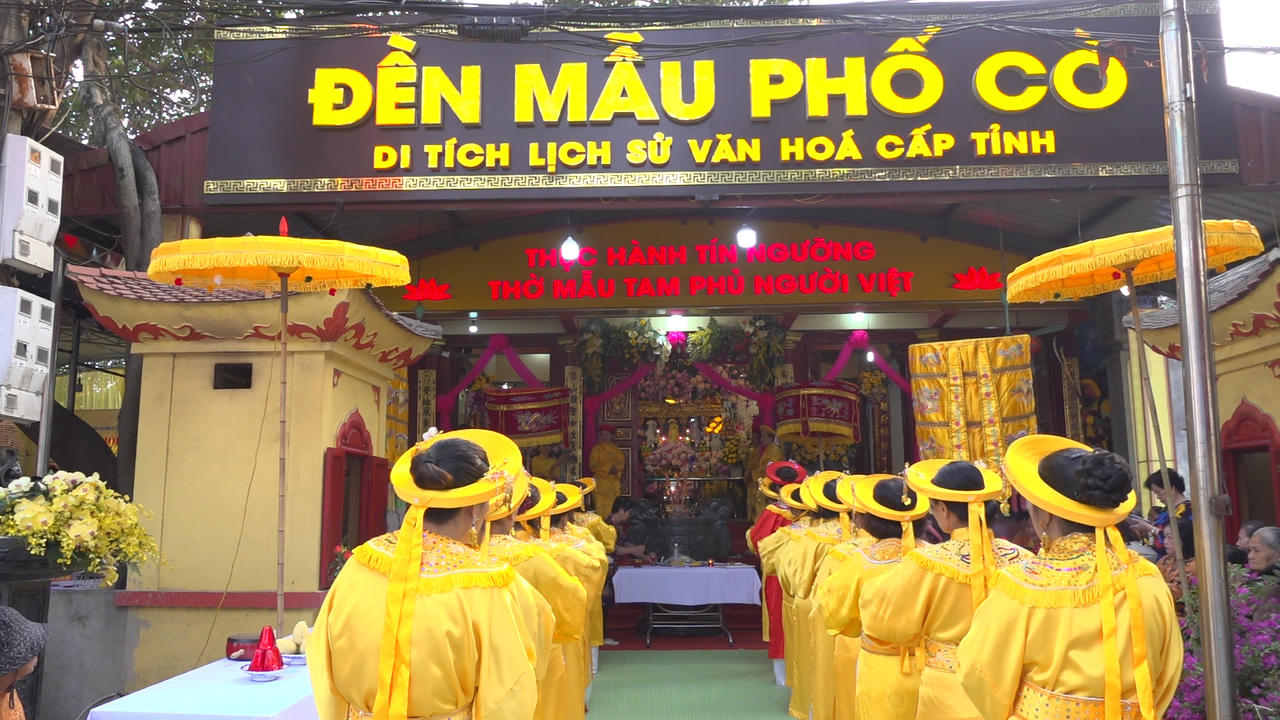 Chương trình Giao lưu văn hoá chào xuân 2025 tại Đền mẫu Phố Cò 