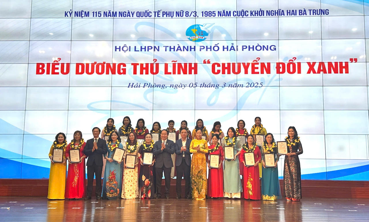 Hải Phòng: Tôn vinh những thủ lĩnh chuyển đổi xanh