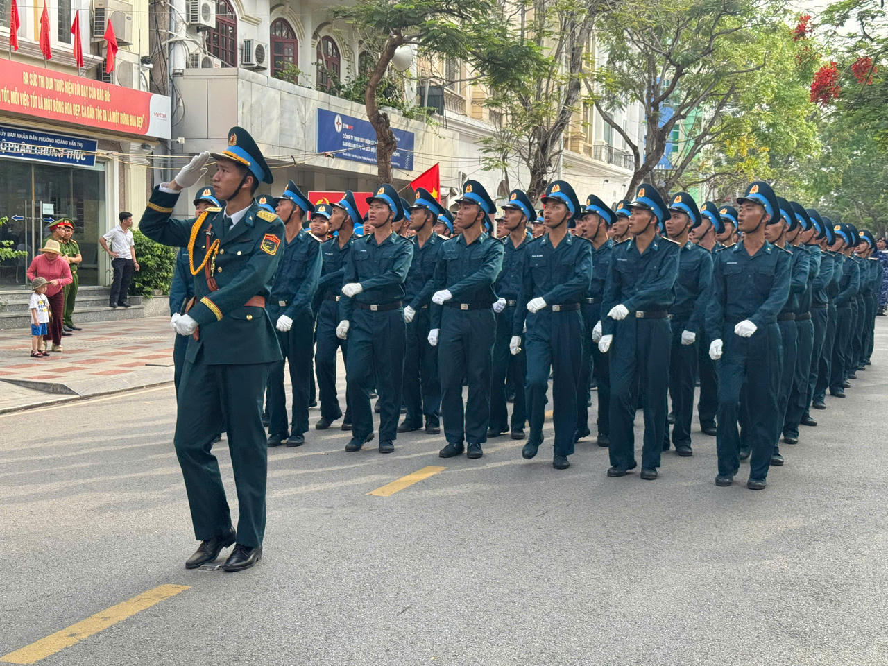  Tổng duyệt đội ngũ - diễu hành quần chúng kỷ niệm 70 năm Ngày Giải phóng Hải Phòng