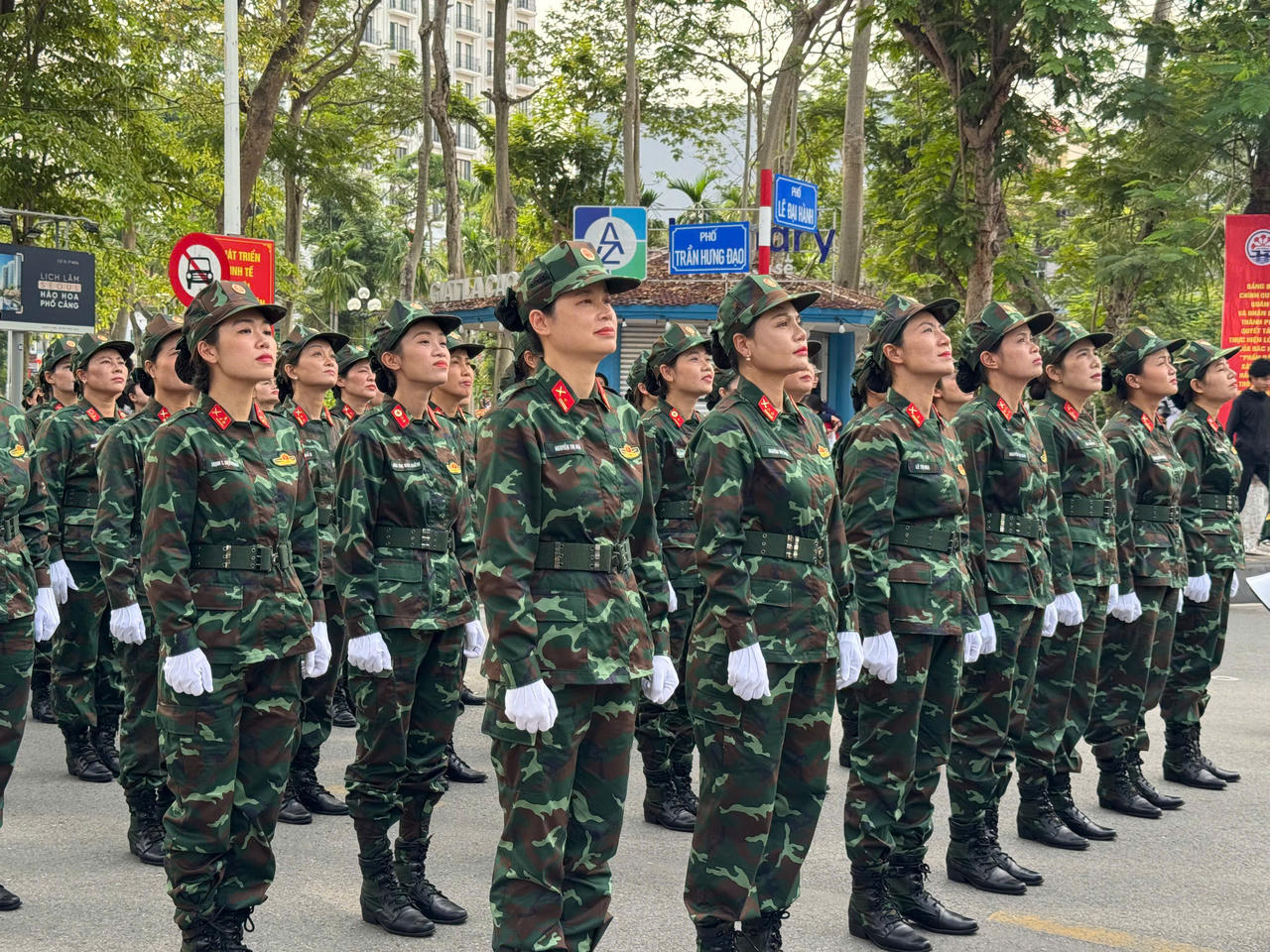  Tổng duyệt đội ngũ - diễu hành quần chúng kỷ niệm 70 năm Ngày Giải phóng Hải Phòng