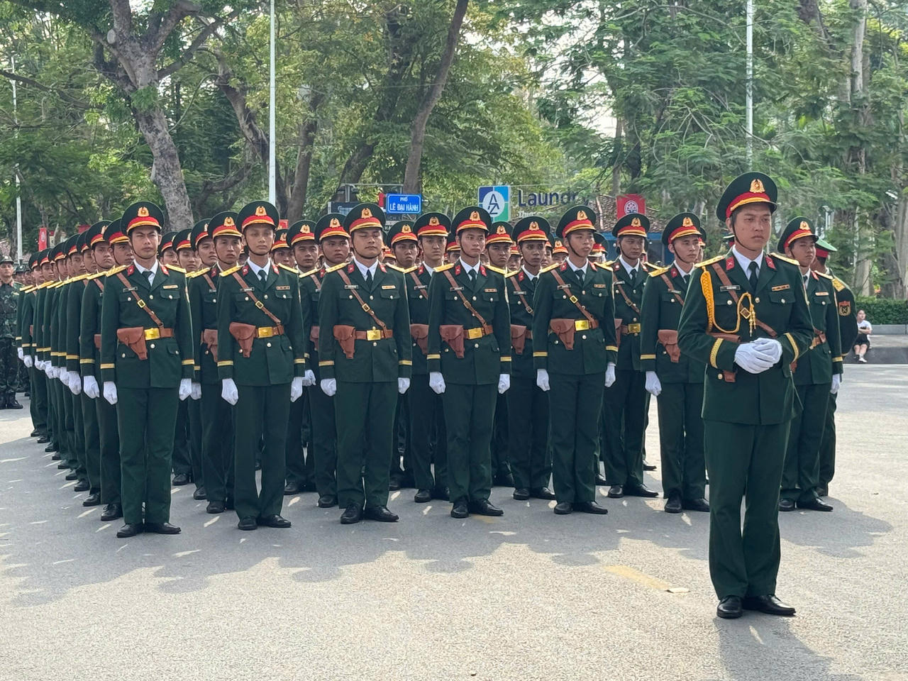  Tổng duyệt đội ngũ - diễu hành quần chúng kỷ niệm 70 năm Ngày Giải phóng Hải Phòng