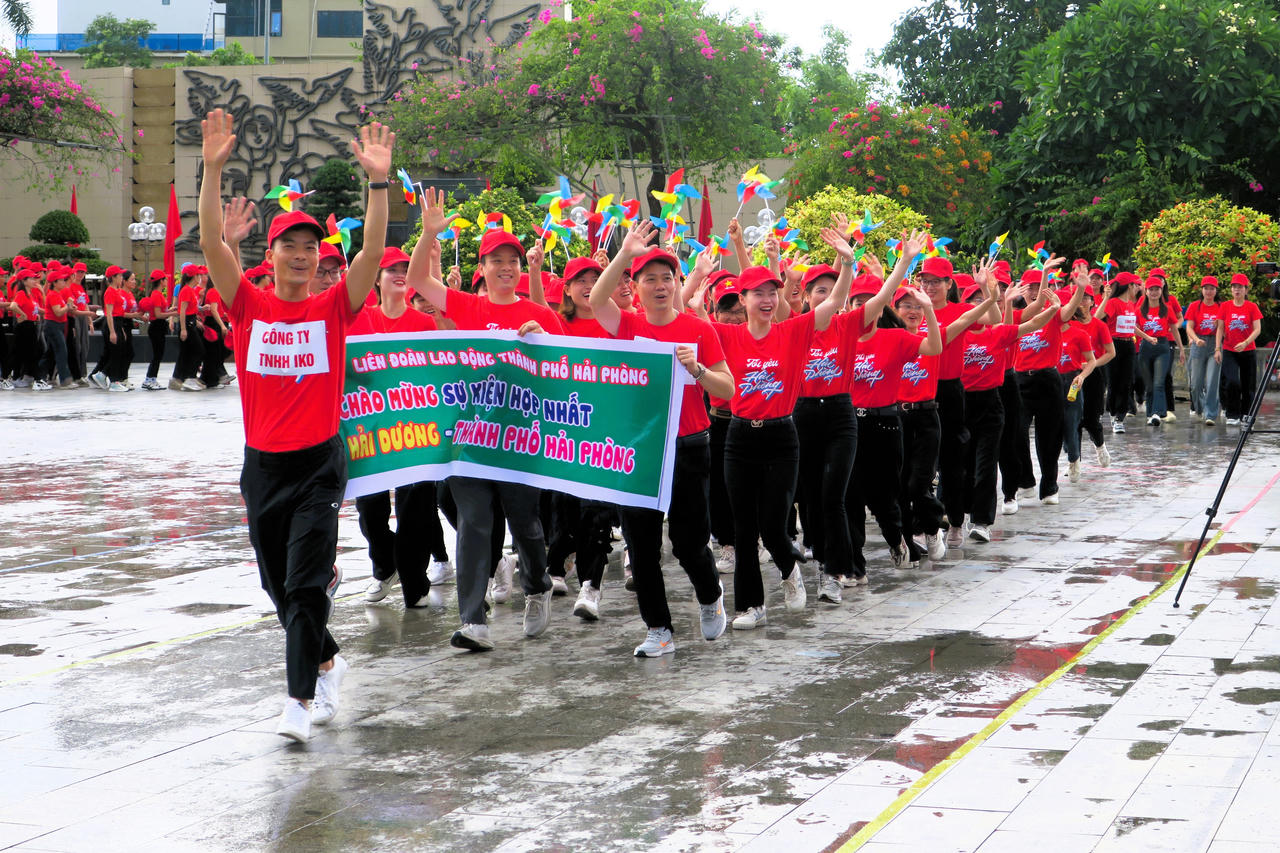 Người lao động Hải Phòng – Hải Dương đoàn kết vì một thành phố hợp nhất giàu mạnh và hiện đại