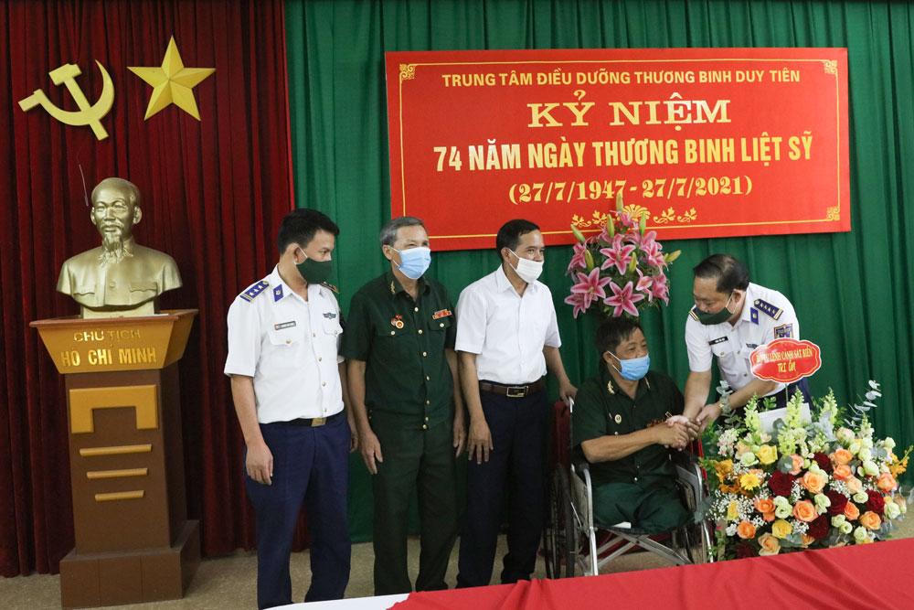 Lực lượng Cảnh sát biển đẩy mạnh các hoạt động thiết thực tri ân các Anh hùng Thương binh - Liệt sỹ