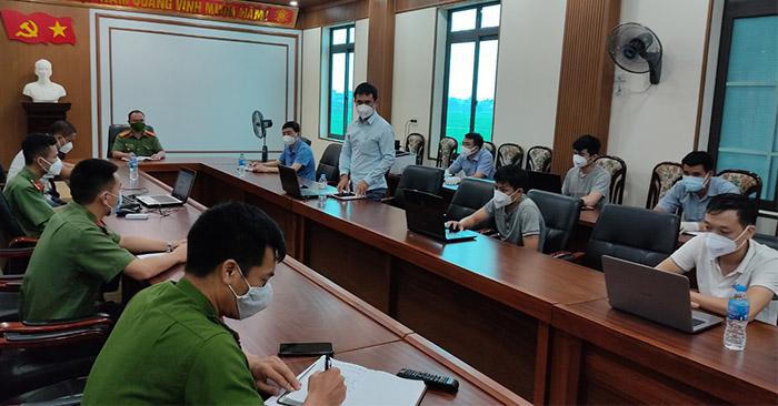 Công an tỉnh Hải Dương cử lực lượng công nghệ cao vào cuộc truy vết dịch ở huyện Nam Sách