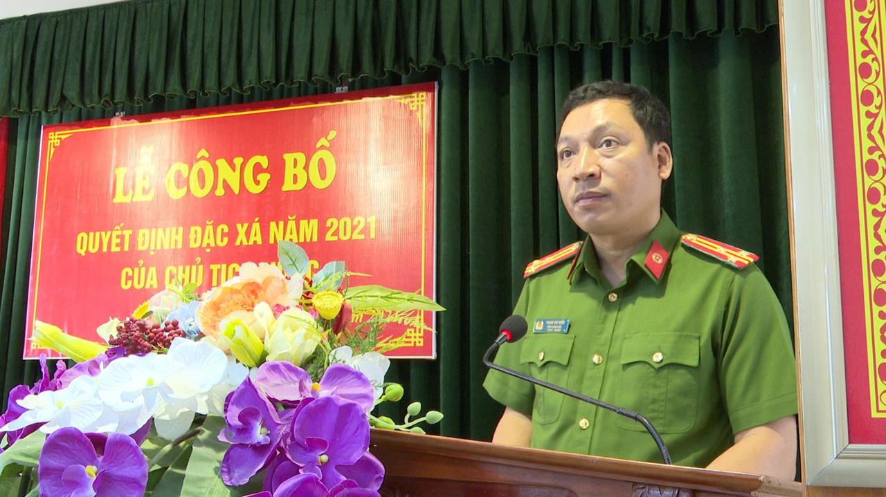 Hải Dương công bố quyết định đặc xá cho 16 phạm nhân