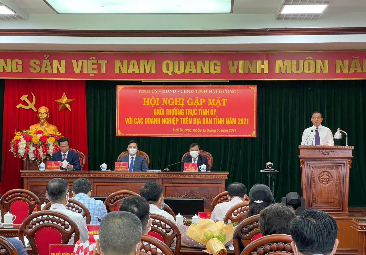 Bí thư Hải Dương: Doanh nghiệp đóng góp nhiều vào phát triển kinh tế - xã hội
