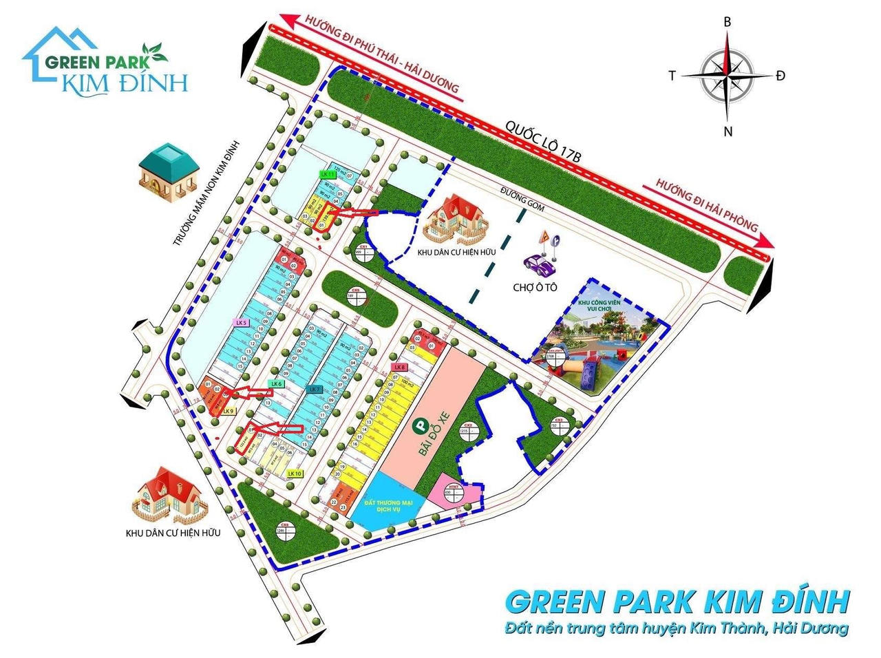  Green Park Kim Đính: Rao bán đất khi chưa hoàn thiện hạ tầng và thủ tục pháp lý