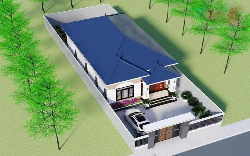 Nhà cấp 4 mái Nhật đẹp hút hồn, bốn mặt hút gió và ánh sáng