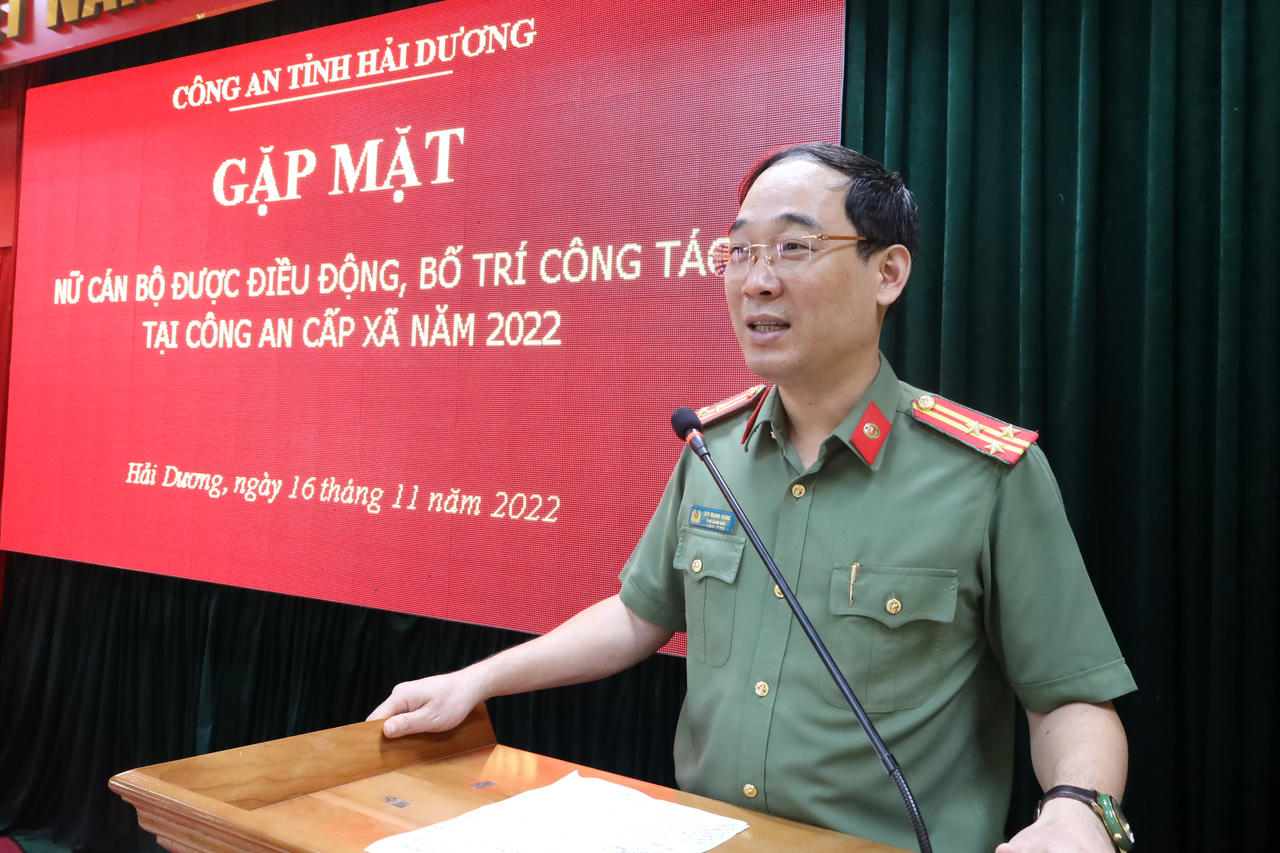 16 nữ cán bộ Công an Hải Dương được điều động công tác tại Công an cấp xã 