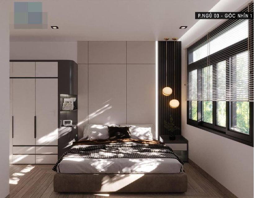 Nhà ống 3 tầng hiện đại với thiết kế đẹp, không một góc chết