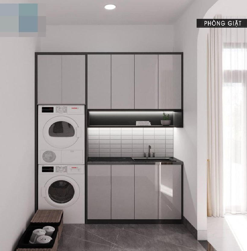 Nhà ống 3 tầng hiện đại với thiết kế đẹp, không một góc chết