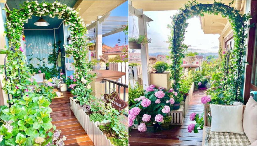 Bà mẹ 40 tuổi sở hữu khu vườn sân thượng đẹp hút hồn dù kinh nghiệm chỉ là số 0