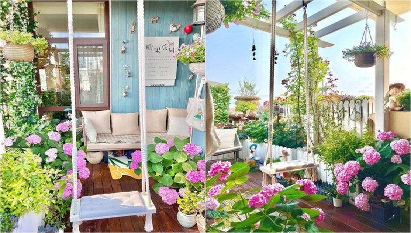 Bà mẹ 40 tuổi sở hữu khu vườn sân thượng đẹp hút hồn dù kinh nghiệm chỉ là số 0