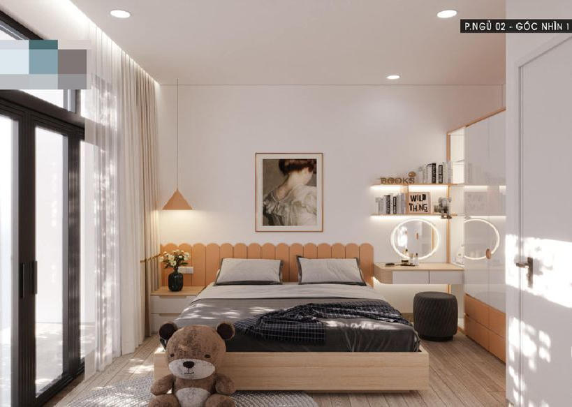 Nhà ống 3 tầng hiện đại với thiết kế đẹp, không một góc chết