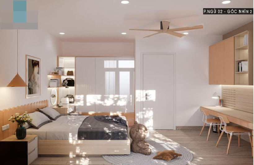 Nhà ống 3 tầng hiện đại với thiết kế đẹp, không một góc chết