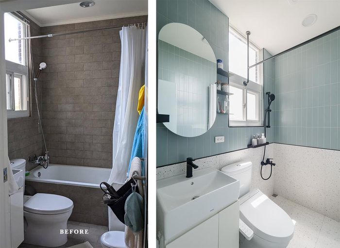 Căn hộ 55m² hơn 20 năm tuổi khang trang ngỡ ngàng sau khi cải tạo