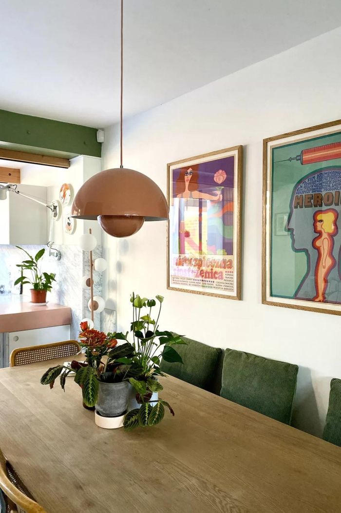 Kết hợp tranh cổ điển vào không gian hiện đại