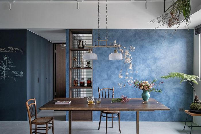 Căn hộ mang phong cách Retro với những điểm nhấn nghệ thuật từ cây xanh