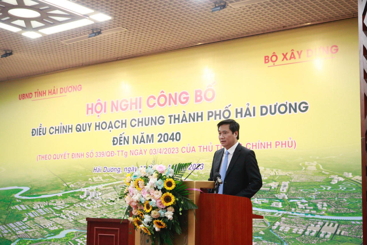 Công bố điều chỉnh quy hoạch chung TP Hải Dương đến năm 2040