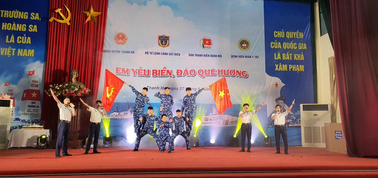 Cảnh sát biển bồi đắp, lan toả tình yêu biển, đảo quê hương cho thế hệ trẻ huyện Thanh Hà